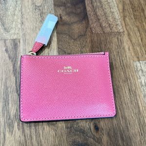 Coach zipper ID case